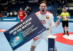 Mikita VAILUPAU (55) during the handball match Belarus vs Austria, Men’s EHF EURO 2022 Hungary, Slovakia, Bratislava, 18.01.2021, Mandatory Credit © Axel Heimken / kolektiff